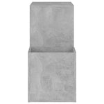 Hall Shoe Cabinet Concrete Grey 105x35.5x70 cm Engineered Wood - Bargainia.com - 