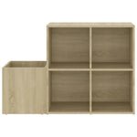Hall Shoe Cabinet Sonoma Oak 105x35.5x70 cm Engineered Wood - Bargainia.com - 