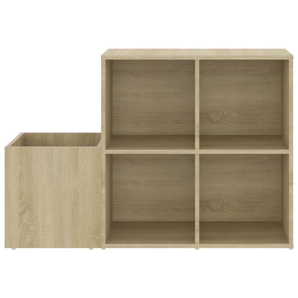Hall Shoe Cabinet Sonoma Oak 105x35.5x70 cm Engineered Wood - Bargainia.com - 