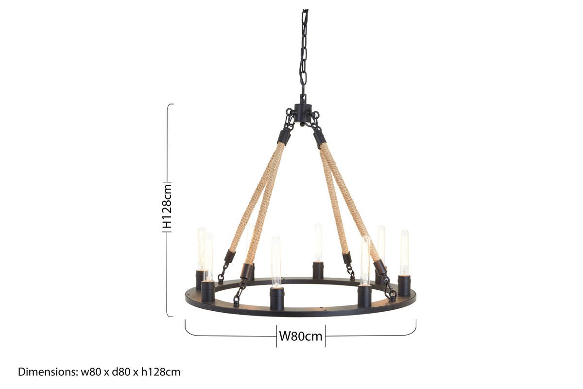 Hampstead 8 Bulbs Chandelier - Bargainia.com - 5018705383675