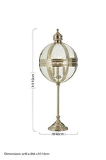 Hampstead Nickel Finish Table Lamp - Bargainia.com - 5018705367880