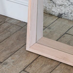 Hanaka - Full Length Natural Oak Rectangle Mirror - 200cm x 100cm - Bargainia.com - 