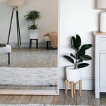 Hanaka - Full Length Natural Oak Rectangle Mirror - 200cm x 100cm - Bargainia.com - 