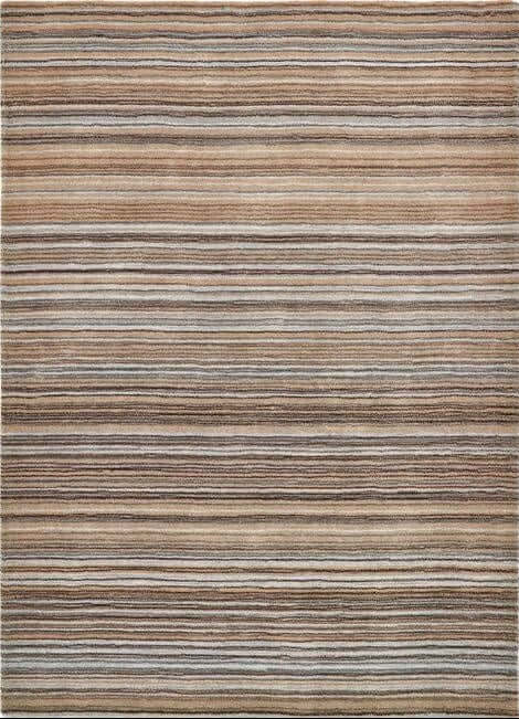 Hand Made Striped Design Rug - Bargainia.com - 5026134618596 - FINSTR_BEIGEX_080X150