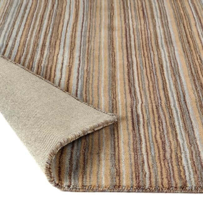 Hand Made Striped Design Rug - Bargainia.com - 5026134618596 - FINSTR_BEIGEX_080X150
