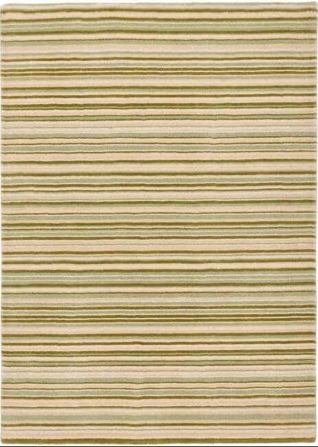 Hand Made Striped Design Rug - Bargainia.com - 5026134638600 - FINSTR_GREENX_080X150