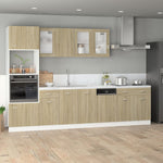 Hanging Cabinet Lyon Sonoma Oak 29.5x31x60 cm Engineered Wood - Bargainia.com - 