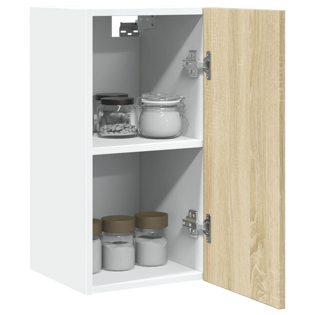 Hanging Cabinet Lyon Sonoma Oak 29.5x31x60 cm Engineered Wood - Bargainia.com - 
