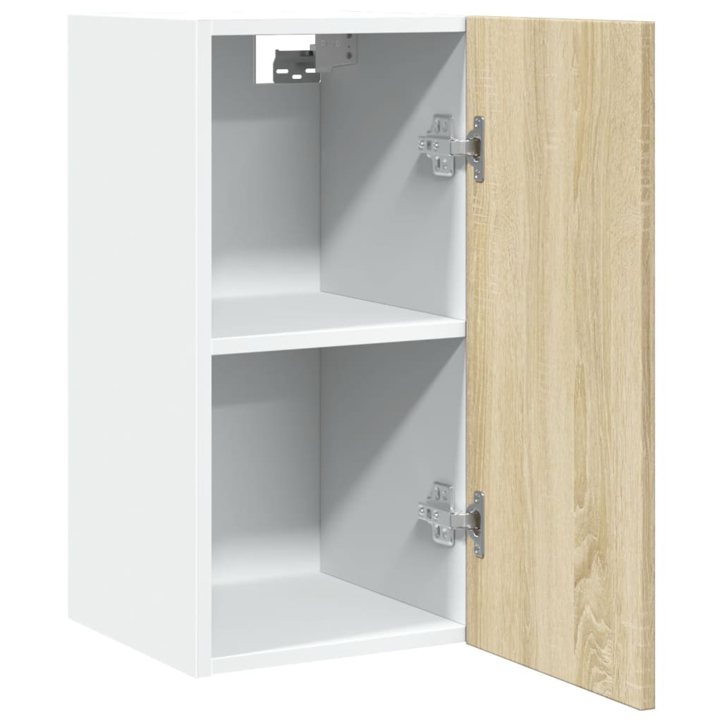 Hanging Cabinet Lyon Sonoma Oak 29.5x31x60 cm Engineered Wood - Bargainia.com - 
