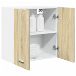 Hanging Cabinet Lyon Sonoma Oak 60x31x60 cm Engineered Wood - Bargainia.com - 