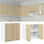 Hanging Cabinet Lyon Sonoma Oak 60x31x60 cm Engineered Wood - Bargainia.com - 