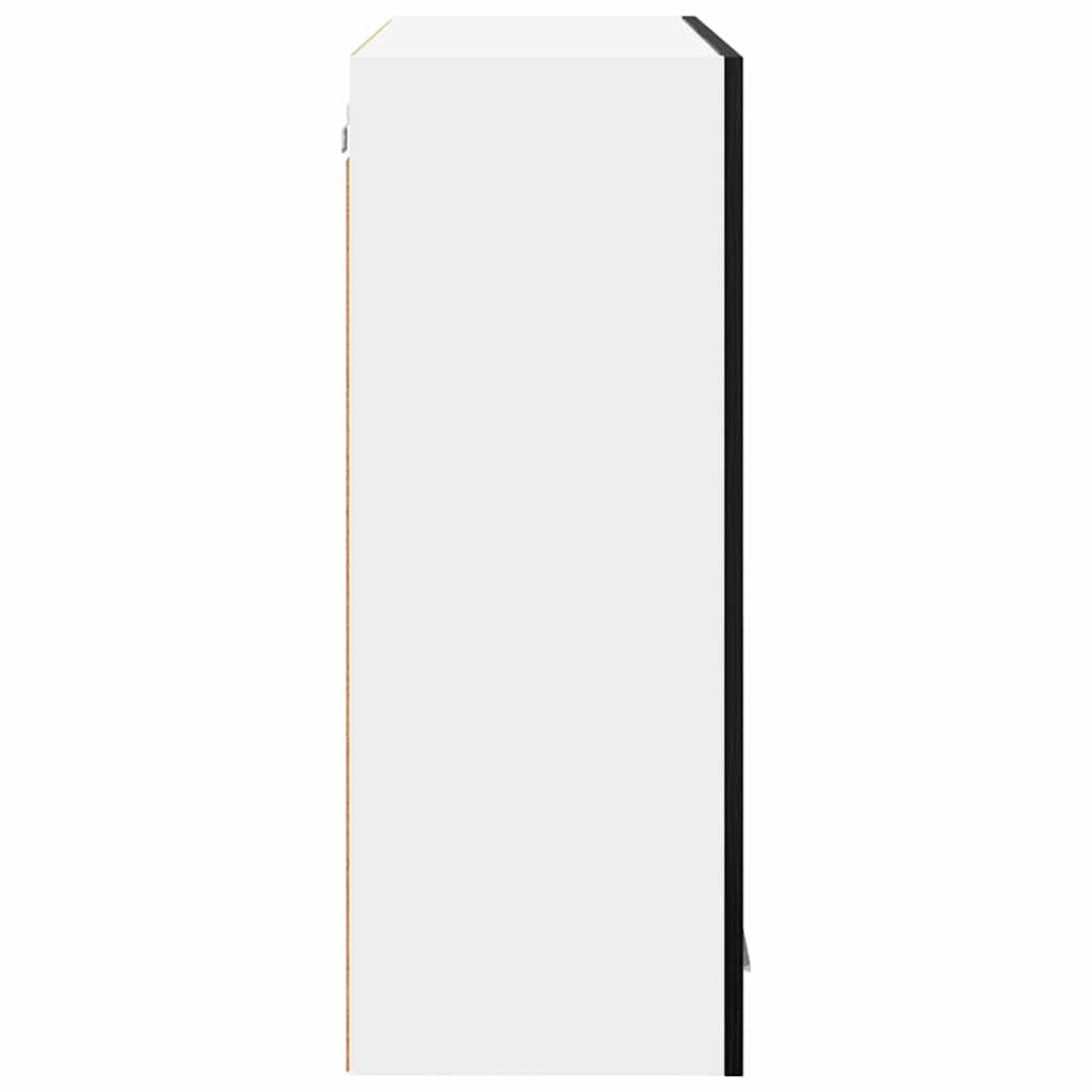 Hanging cabinet Riga Black Oak 80 x 31 x 80 cm Engineered Wood - Bargainia.com - 