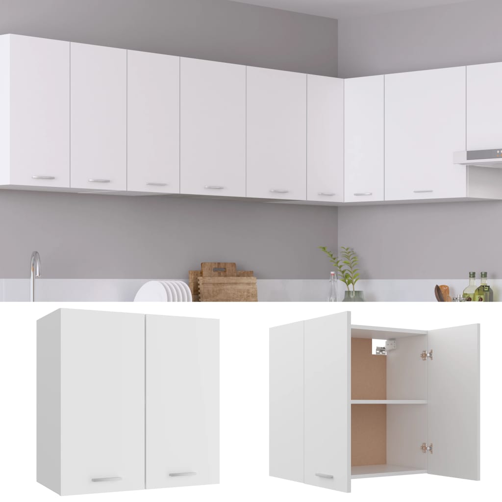 Hanging Cabinet White 60x31x60 cm Engineered Wood - Bargainia.com - 8720286132555 - 801268