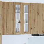 Hanging cabinet with Shelf Riga Artisan Oak 60 x 31 x 100 cm - Bargainia.com - 