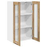 Hanging cabinet with Shelf Riga Artisan Oak 60 x 31 x 100 cm - Bargainia.com - 