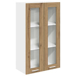 Hanging cabinet with Shelf Riga Artisan Oak 60 x 31 x 100 cm - Bargainia.com - 