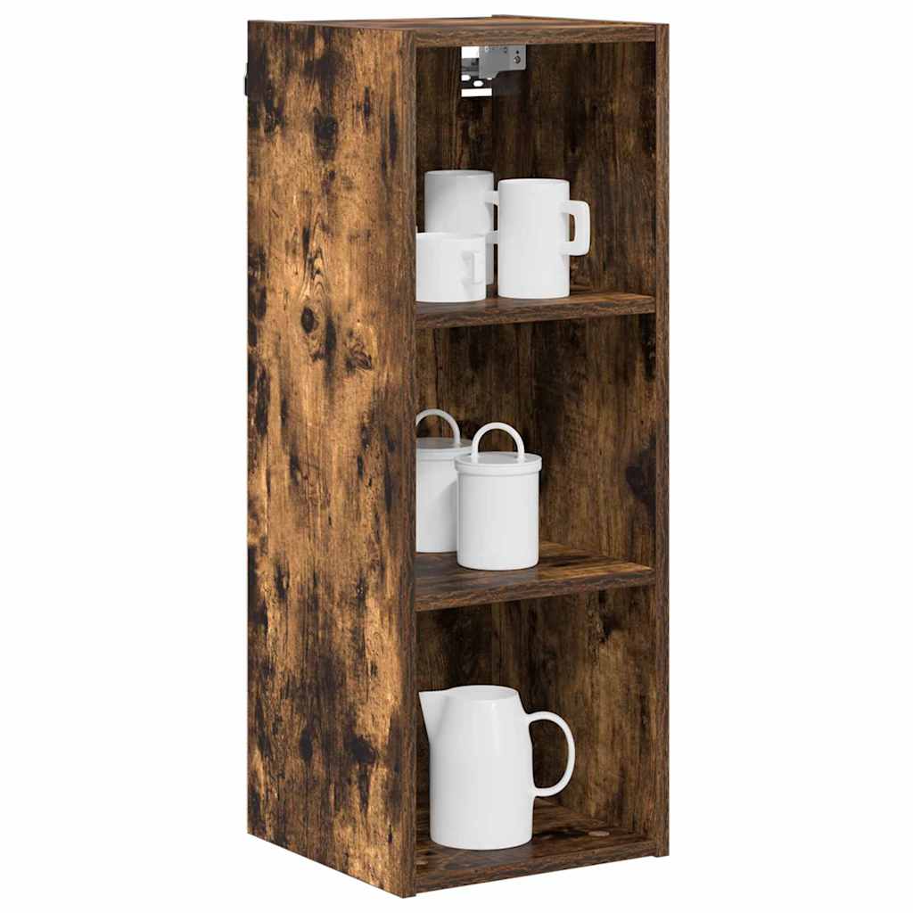Hanging cabinet with Shelf Riga Smoked Oak 30 x 29.5 x 80 cm - Bargainia.com - 