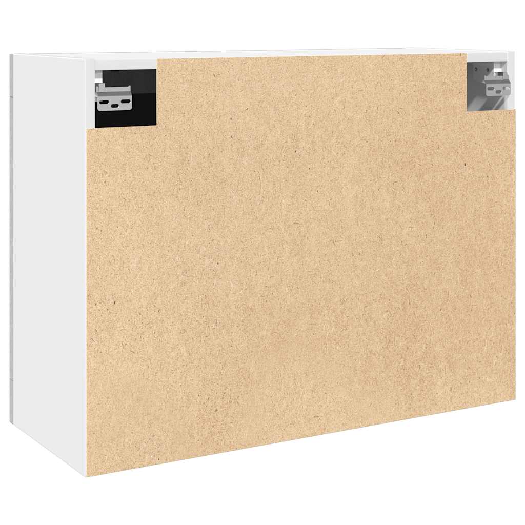 Hanging Glass Cabinet Lyon Concrete Grey 80x31x60 cm - Bargainia.com - 