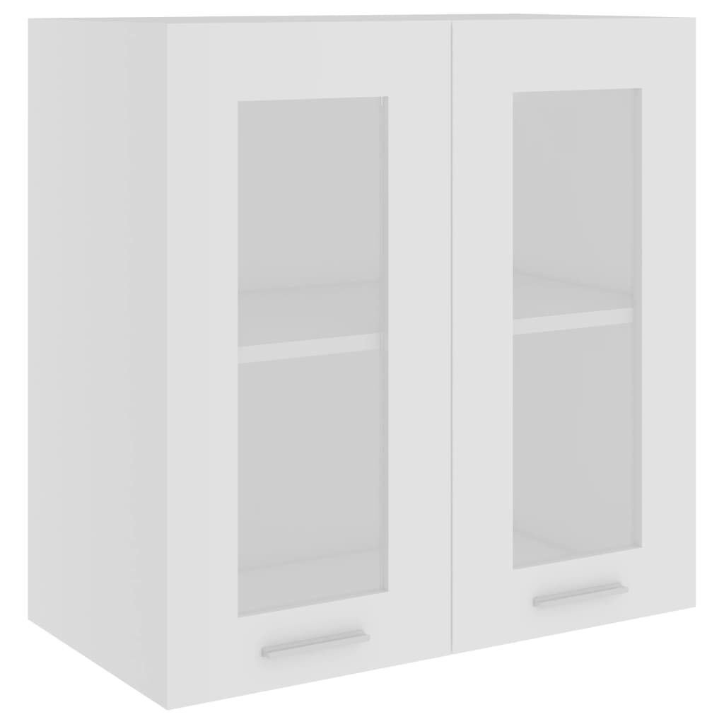 Hanging Glass Cabinet White 60x31x60 cm Engineered Wood - Bargainia.com - 8720286133118 - 802521
