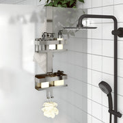 Hanging Shower Caddy Brushed 304 Stainless Steel - Bargainia.com - 8721012490406 - 4004903
