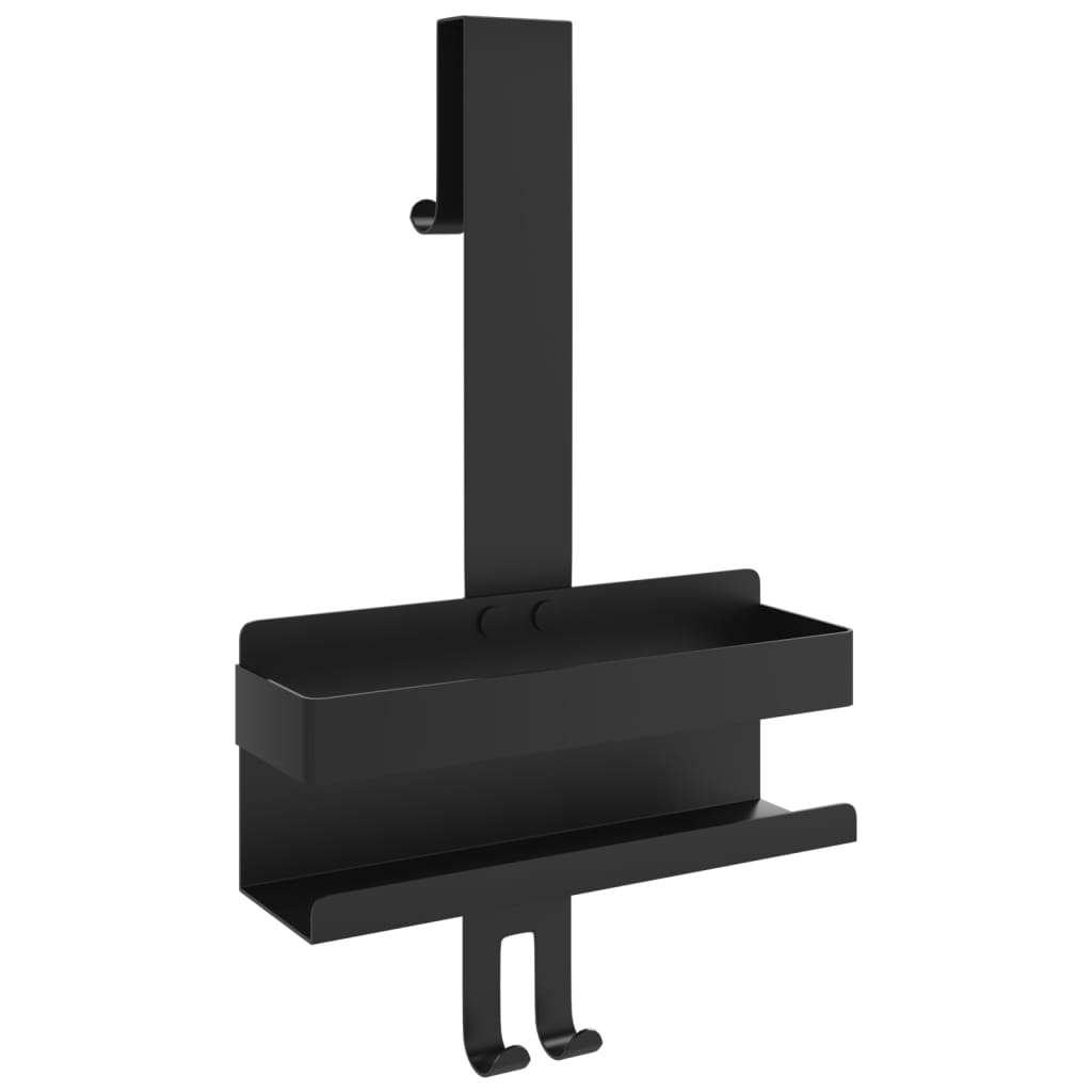 Hanging Shower Caddy Matt Black Brushed 304 Stainless Steel - Bargainia.com - 