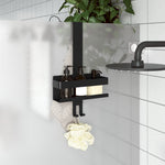 Hanging Shower Caddy Matt Black Brushed 304 Stainless Steel - Bargainia.com - 