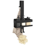 Hanging Shower Caddy Matt Black Brushed 304 Stainless Steel - Bargainia.com - 