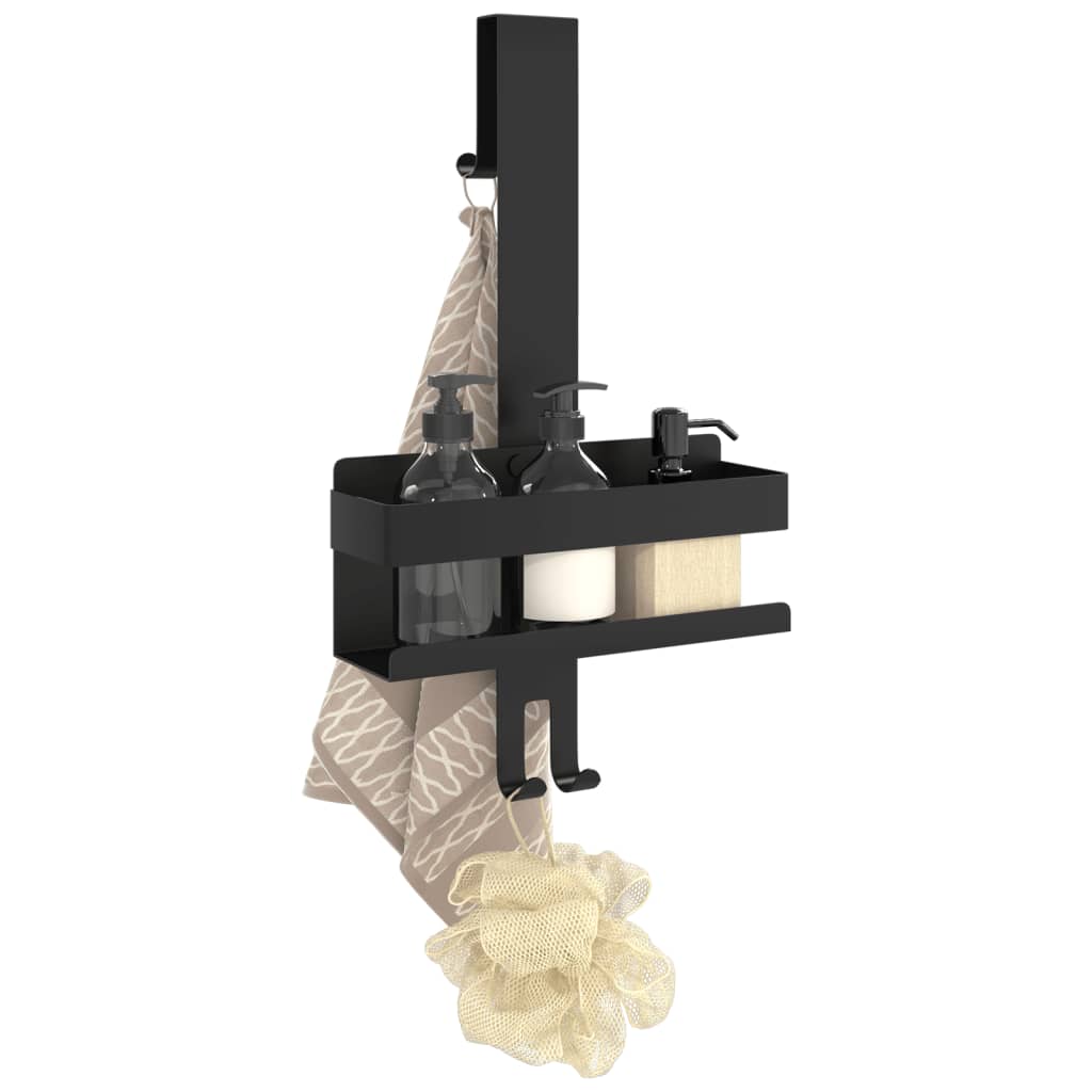 Hanging Shower Caddy Matt Black Brushed 304 Stainless Steel - Bargainia.com - 8721012490390 - 4004902
