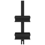 Hanging Shower Caddy Matt Black Brushed 304 Stainless Steel - Bargainia.com - 