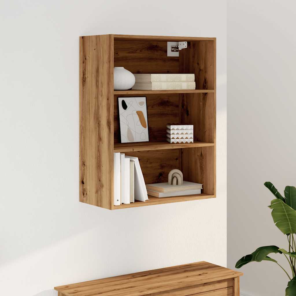 Hanging Wall Cabinet Artisan Oak 69.5x32.5x90 cm - Bargainia.com - 8721158443359 - 857046