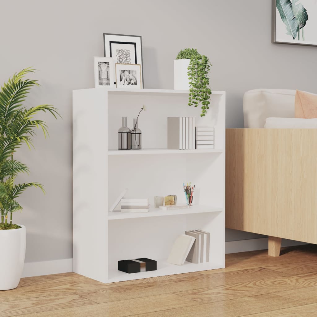 Hanging Wall Cabinet White 69.5x32.5x90 cm - Bargainia.com - 