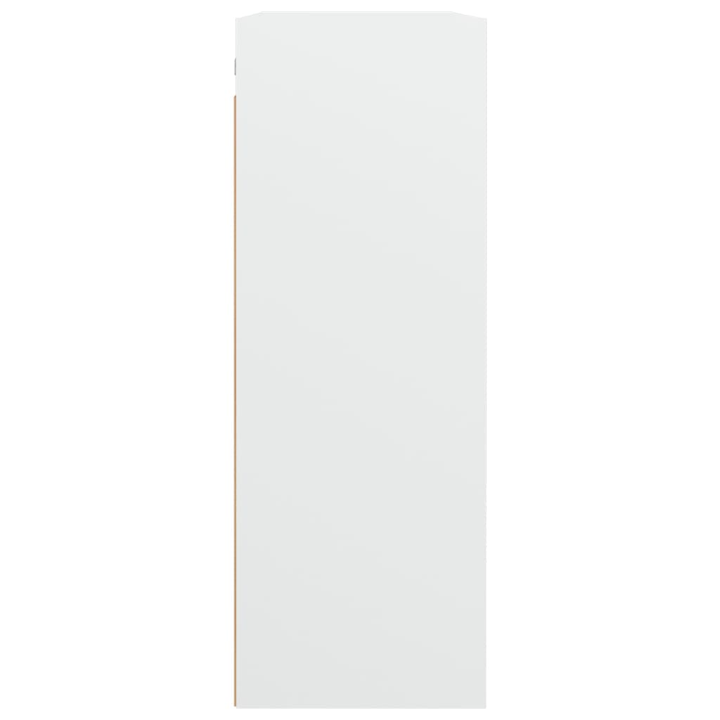 Hanging Wall Cabinet White 69.5x32.5x90 cm - Bargainia.com - 