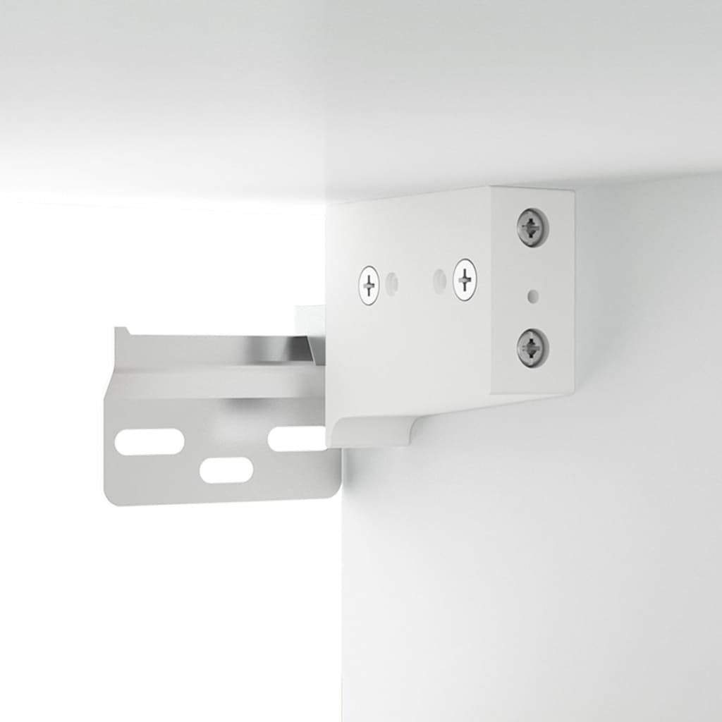 Hanging Wall Cabinet White 69.5x32.5x90 cm - Bargainia.com - 