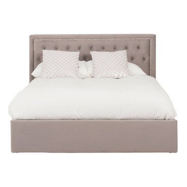 Hannah Grey Ottoman King Bed - Bargainia.com - 5018705452029