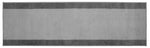 Hard Wearing Hessian Backed Stair Runner Kitchen Mat - Texas Grey Border - Bargainia.com - 