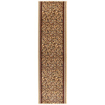 Hard Wearing Hessian Backed Stair Runner Kitchen Mat - Texas Leopard Print - Bargainia.com - 