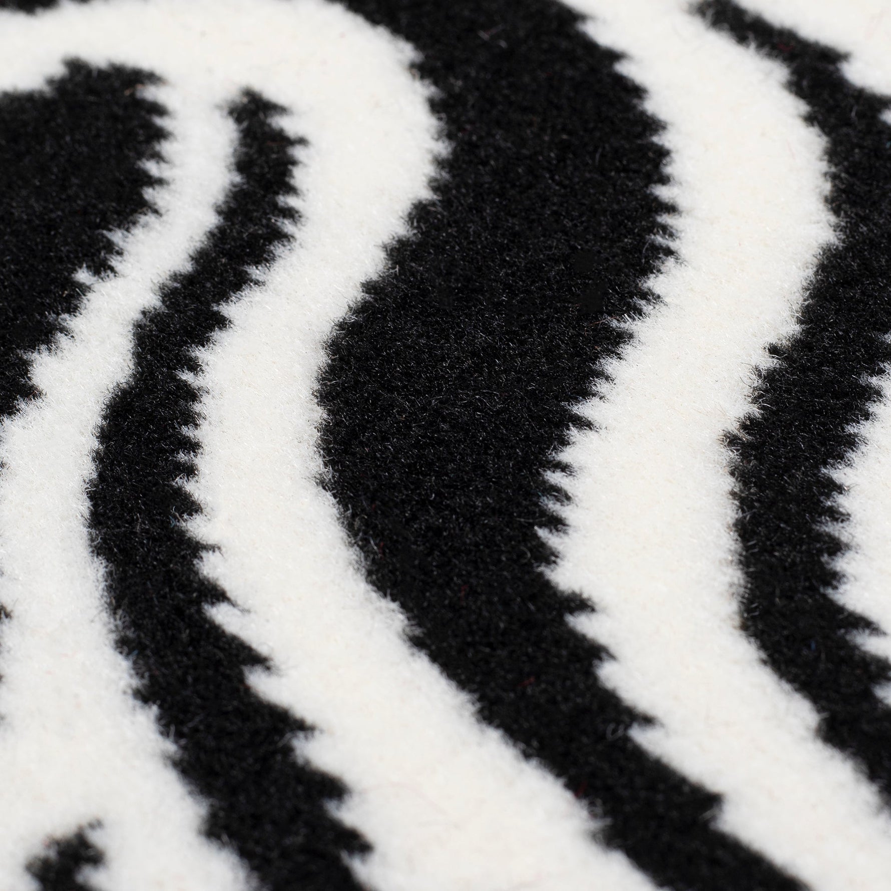 Hard Wearing Hessian Backed Stair Runner Kitchen Mat - Texas Zebra Print - Bargainia.com - 