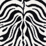 Hard Wearing Hessian Backed Stair Runner Kitchen Mat - Texas Zebra Print - Bargainia.com - 