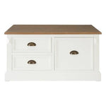 Hardwick Square Coffee Table with Drawers - Bargainia.com - 5018705383651