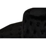 Hartford Black Velvet Modular Round Sofa - Bargainia.com - 