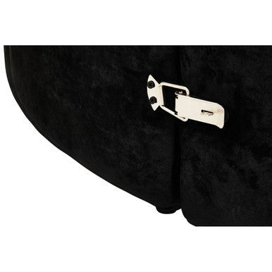 Hartford Black Velvet Modular Round Sofa - Bargainia.com - 