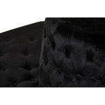 Hartford Black Velvet Modular Round Sofa - Bargainia.com - 