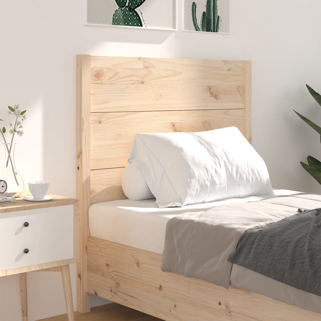 Headboard 106x4x100 cm Solid Wood Pine - Bargainia.com - 