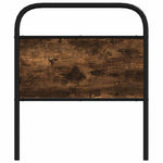 Headboard Smoked Oak 80 cm Steel and Engineered Wood - Bargainia.com - 