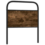 Headboard Smoked Oak 80 cm Steel and Engineered Wood - Bargainia.com - 