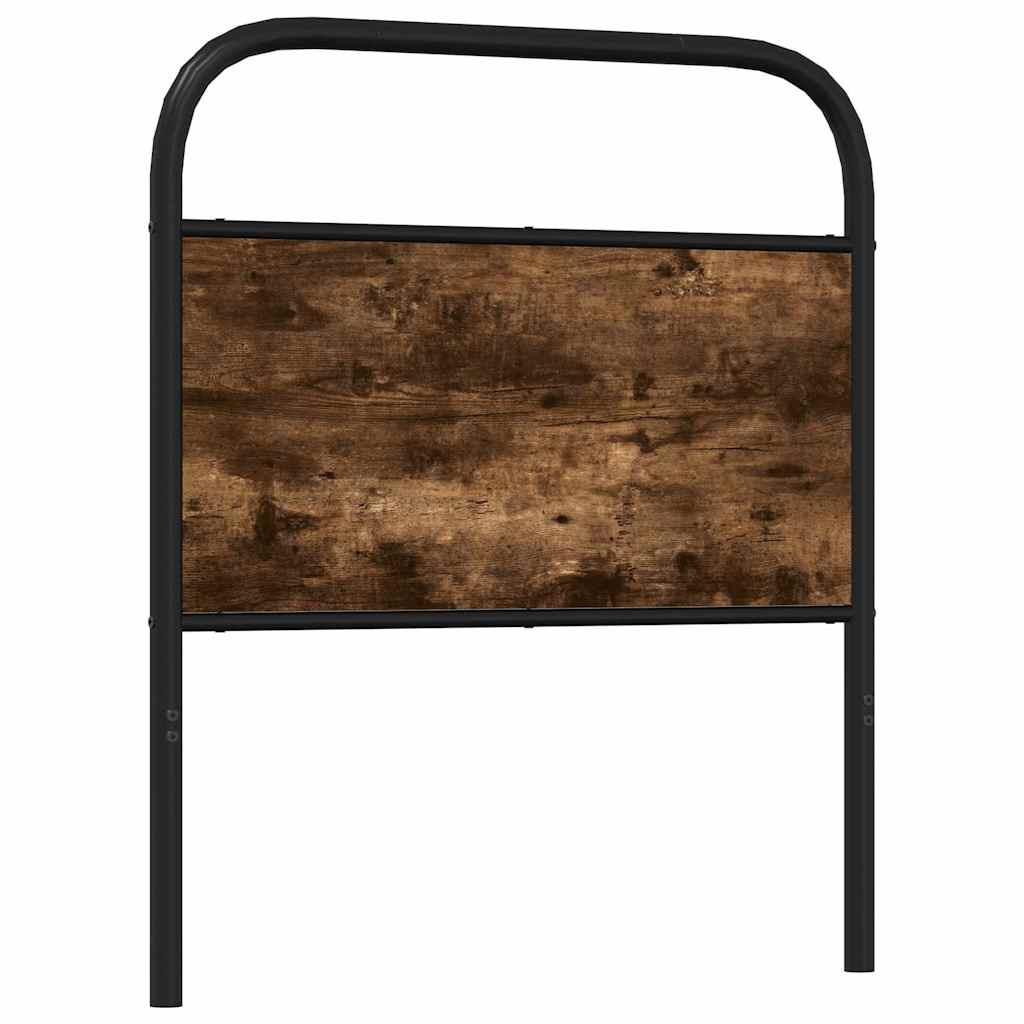 Headboard Smoked Oak 80 cm Steel and Engineered Wood - Bargainia.com - 