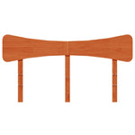 Headboard Wax Brown 160 cm Solid Wood Pine - Bargainia.com - 