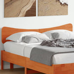 Headboard Wax Brown 160 cm Solid Wood Pine - Bargainia.com - 