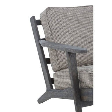 Hector Tweed Armchair With Black Oak Wood Frame - Bargainia.com - 5018705458045