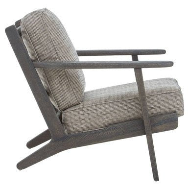 Hector Tweed Armchair With Black Oak Wood Frame - Bargainia.com - 5018705458045